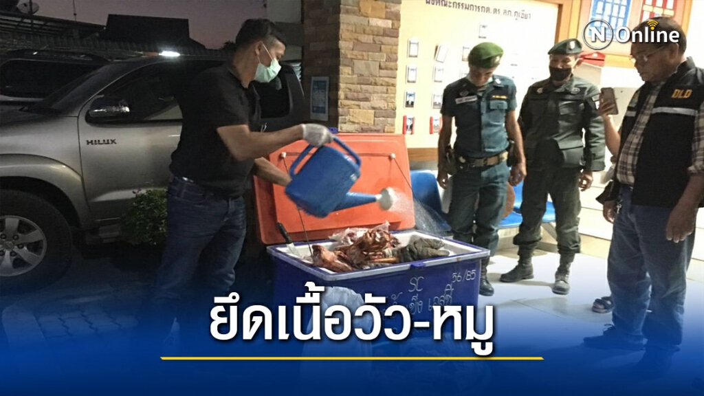 ปศุสัตว์บุกจับผู้ลักลอบฆ่าวัว-หมูเถื่อน ปศุสัตว์บุกจับผู้ลักลอบฆ่าวัว-หมูเถื่อน