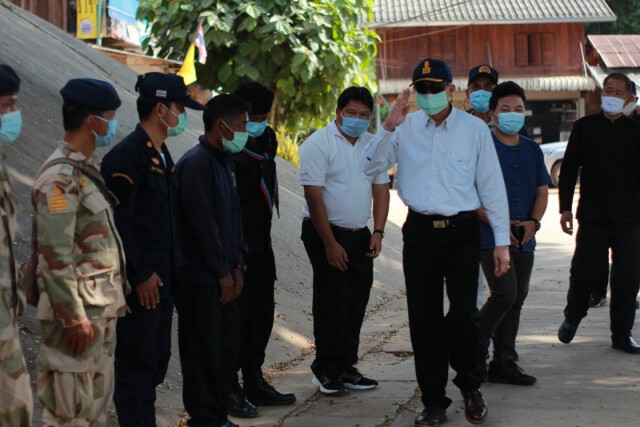 ผู้ว่าฯแม่ฮ่องสอนตรวจชายแดนไทย-เมียนสกัดโควิด