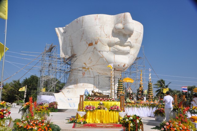 "สรพงศ์"ตั้งเศียรพระนอนต้นแบบ