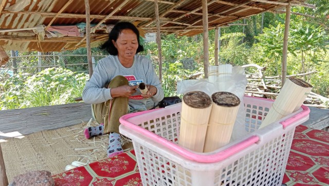 หน้าหนาวขายดิบขายดี ข้าวหลามโบราณสูตรย่าทวด