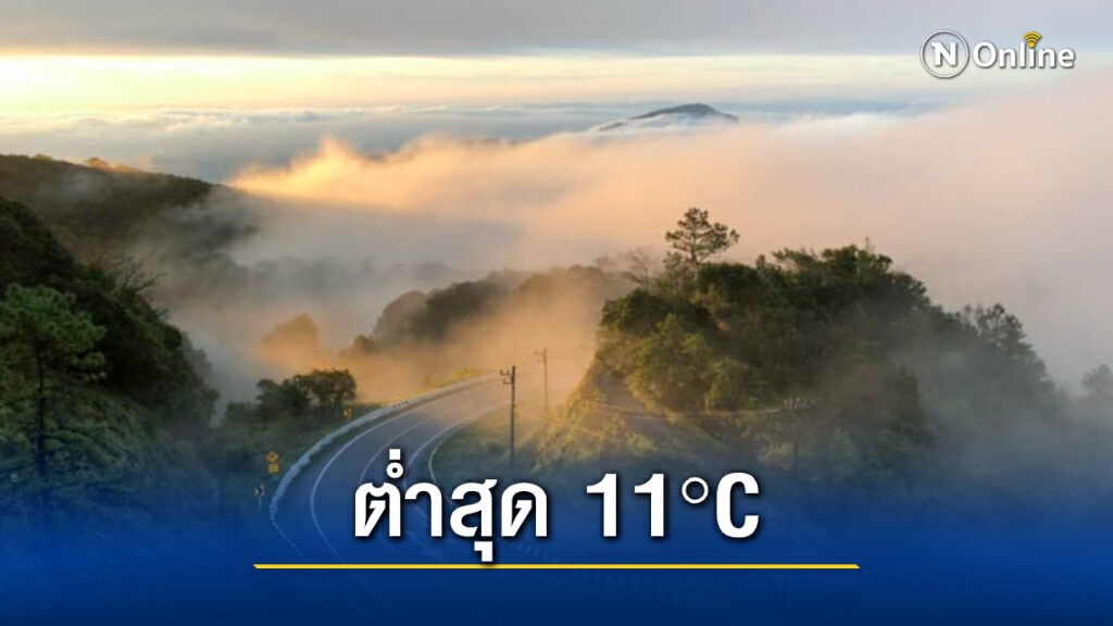 พยากรณ์อากาศวันนี้ ไทยตอนบนหนาวต่อเนื่อง ใต้มีฝนบางพื้นที่