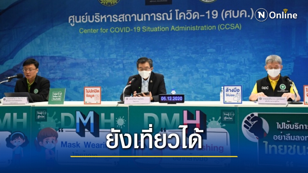สธ.ยันทุกจังหวัดที่พบผู้ป่วยโควิด-19 จากท่าขี้เหล็ก อยู่ภายใต้การควบคุม เดินทางท่องเที่ยวได้