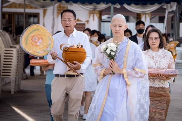 "กัปตัน ชลธร" เข้าพิธีอุปสมบท ได้รับฉายา อิทฺธิธโร แปลว่า ผู้ทรงไว้ซึ่งฤทธิ์