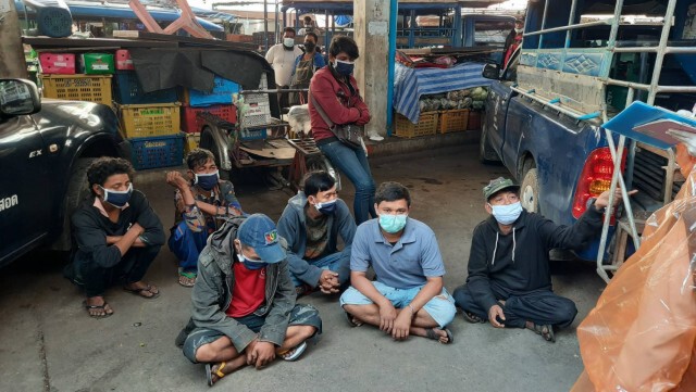 รวบ7ชาวเมียนมาลอบข้ามแม่น้ำเมย