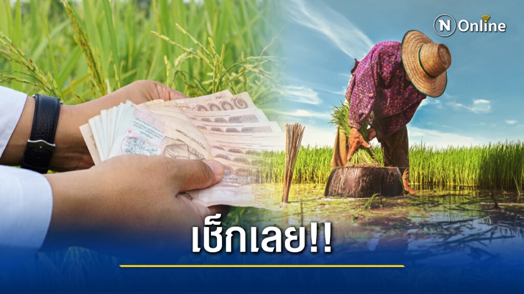 เช็กเลย!! ธ.ก.ส.ดีเดย์วันนี้ "เงินประกันรายได้เกษตรกร" โอนเข้าบัญชีชาวนา