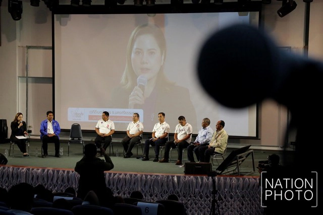 ศึกประชันวิสัยทัศน์ ว่าที่นายก อบจ.นครศรีธรรมราช คึกคัก