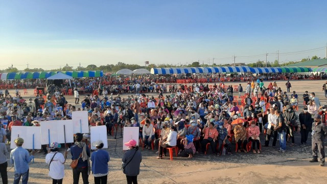 โค้งสุดท้าย"เฉลิม อยู่บำรุง"ลงพื้นที่หาเสียงช่วย ชิงนายกอบจ.