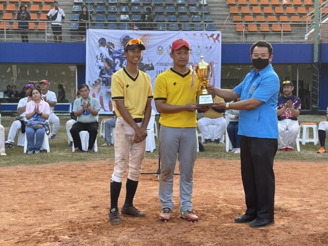ปิดฉากเบสบอลแชมป์ประเทศไทยสุพรรณบุรีคว้า2