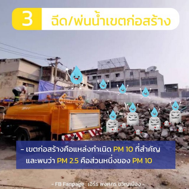 กทม. เปิดปฏิบัติการลดฝุ่น PM2.5 ฉีดน้ำ 4 สิ่งสำคัญทั่วกรุง!!
