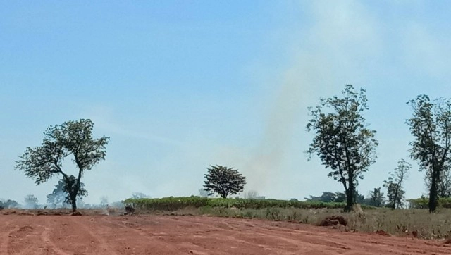 อีกแล้ว!!ชาวไร่ข้าวโพดเผาตอซังทำค่าฝุ่นPM 2.5 พุ่ง