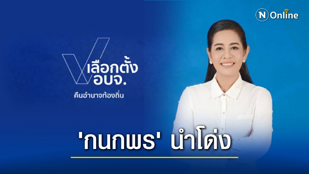 'กนกพร เดชเดโช’ นำโด่งเลือกตั้ง อบจ.เมืองคอน