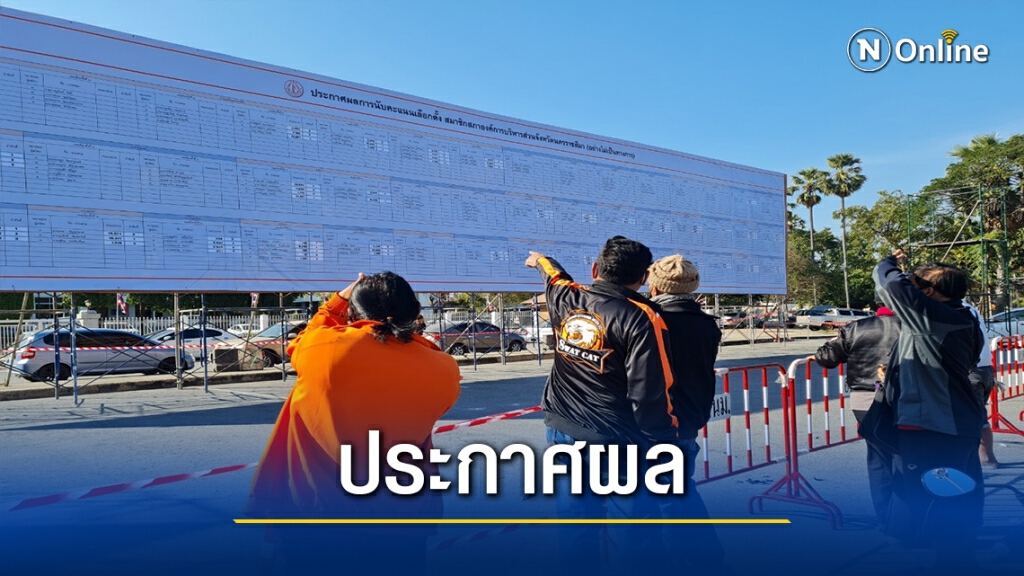 กกต.ประกาศผลเลือกตั้งส.อบจ.โคราช ครบทั้ง 48 เขตแล้ว