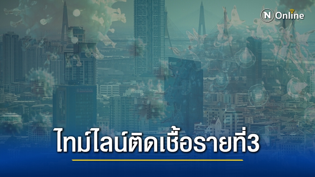 กทม.เปิดไทม์ไลน์ ผู้ติดเชื้อโควิด-19รายที่ 3 เร่งติดตามคนขับรถแท็กซี่