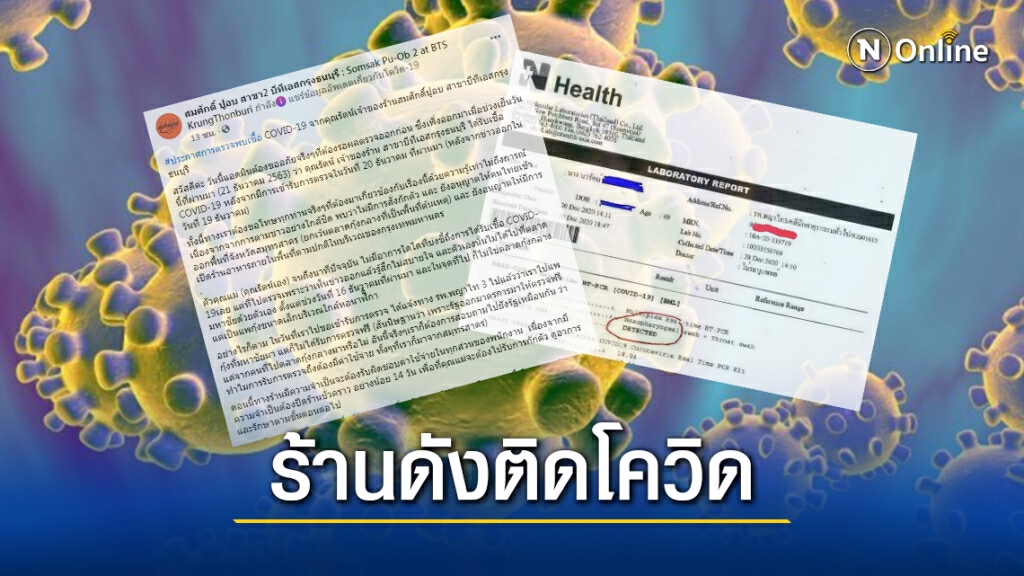 พบอีกราย!เจ้าของร้านปูอบชื่อดังติดโควิด เปิดไทม์ไลน์เคยไปแพกุ้ง พบอีกราย!เจ้าของร้านปูอบชื่อดังติดโควิด เปิดไทม์ไลน์เคยไปแพกุ้ง