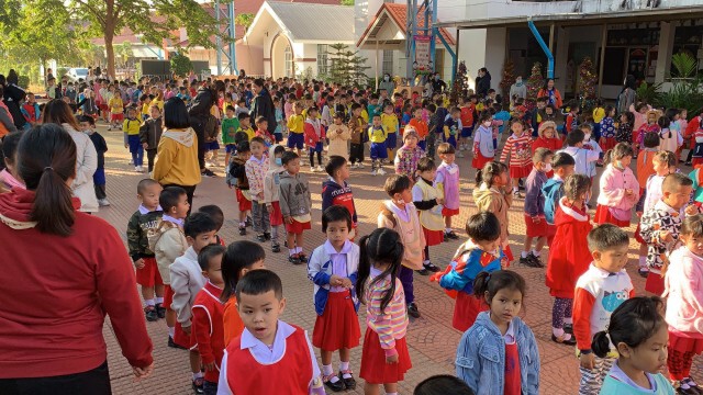 หนาว14องศาฯครูแนะเด็กเล็กอบอุ่นร่างกายไกลโรค