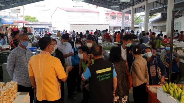 สแกนตลาดสดเทศบาลบัวใหญ่ สร้างความเชื่อมั่นปชช.