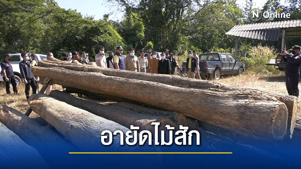 อายัดไม้สัก36ท่อน-อายุเกือบร้อยปี อายัดไม้สัก36ท่อน-อายุเกือบร้อยปี