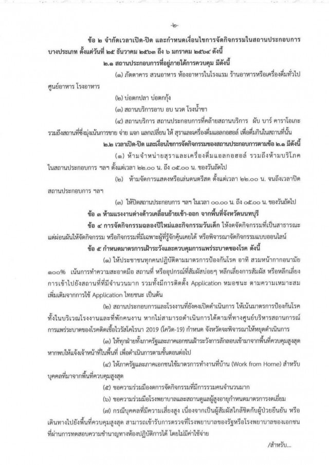 นนทบุรี ออก 4 มาตรการเข้ม ปิดสถานศึกษา-จำกัดเวลาขายแอลกอฮอล์ในสถานประกอบการ