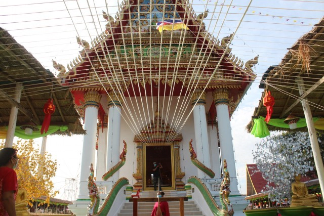 พิษโควิด19ทำวัดดังโคราชสูญเงินเตรียมงานปิดทองฝังลูกนิมิตฟรีหลายล้านบาท