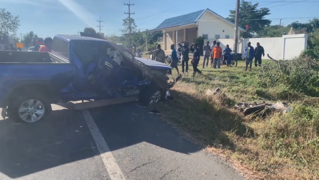 อุบัติเหตุซ้ำซ้อนบนถนนศรีสะเกษ-กันทรลักษ์