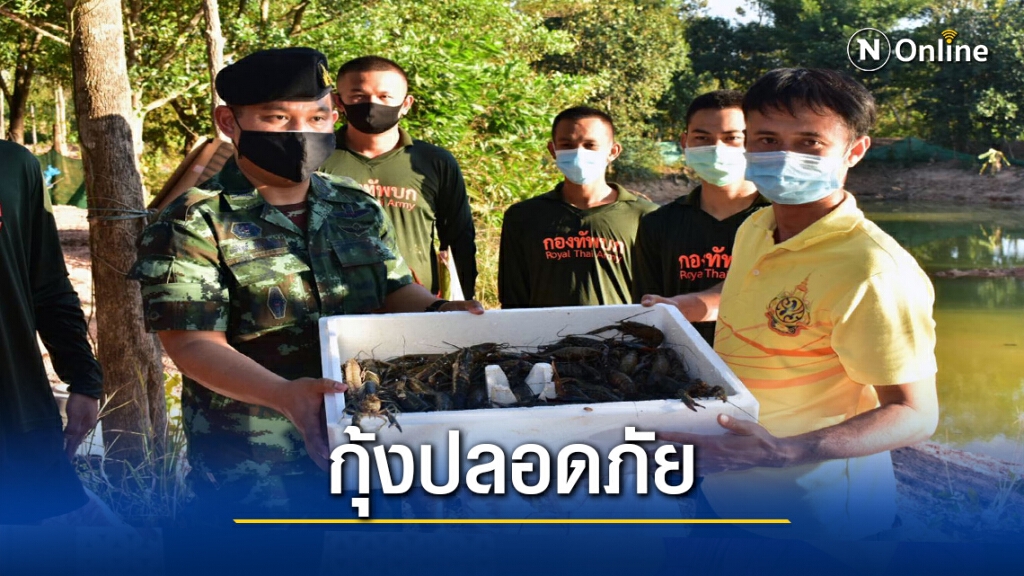 ทหารซื้อกุ้งสดช่วยเหลือเกษตรกรที่ได้รับผลกระทบจากโควิด ทหารซื้อกุ้งสดช่วยเหลือเกษตรกรที่ได้รับผลกระทบจากโควิด