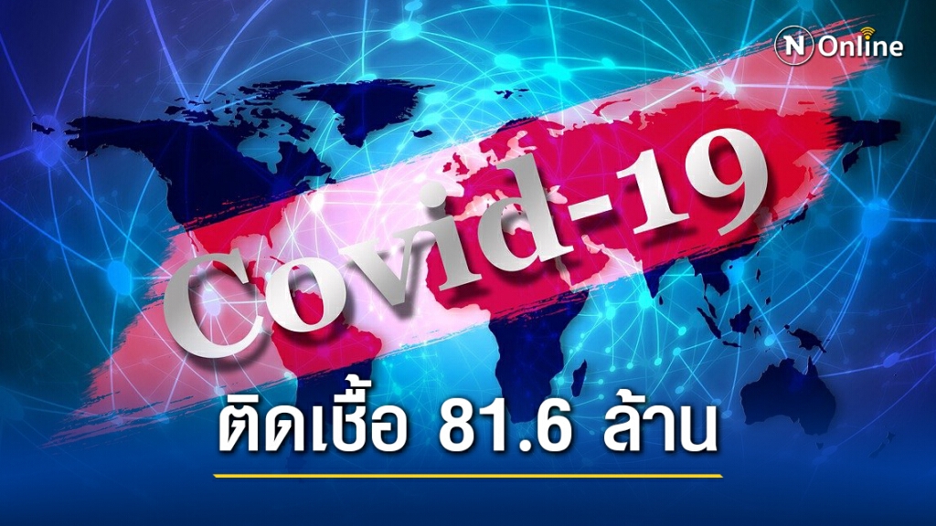 "โควิดวันนี้" ทั่วโลกป่วยเพิ่ม 4.35 แสนราย รวม 81.6 ล้านราย "โควิดวันนี้" ทั่วโลกป่วยเพิ่ม 4.35 แสนราย รวม 81.6 ล้านราย