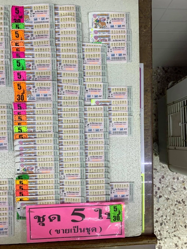 มาแล้ว!! 10 อันดับ "เลขเด็ด" ขายดีงวด 30 ธ.ค. 63