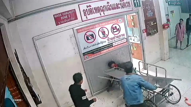 หนุ่มเมาคลั่งทำร้ายจนท.รพ.เวียงแก่น