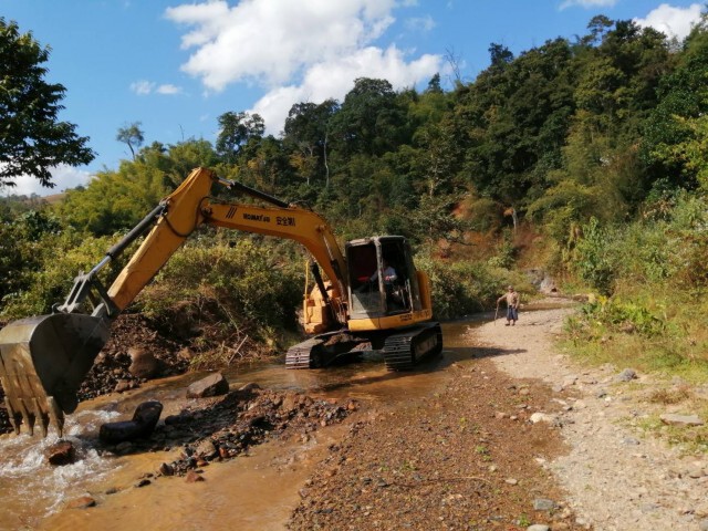 แกนนำชาติพันธุ์ร้องลักลอบขุดลำน้ำ ในป่าสงวน
