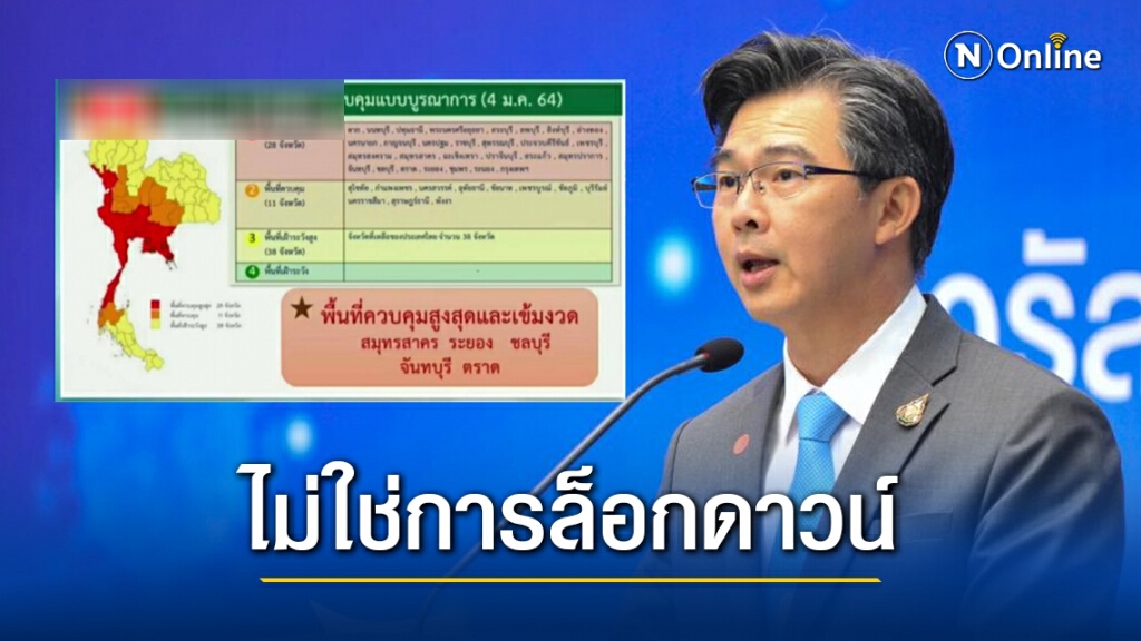 "หมอ ทวีศิลป์" แจงชัด "พื้นที่ควบคุมสูงสุดและเข้มงวด" ไม่ใช่การ "ล็อกดาวน์"