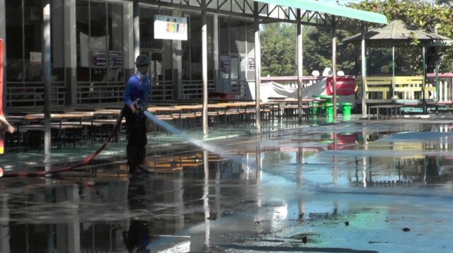 สถานศึกษาจังหวัดพิษณุโลกบิ๊กคลีนนิ่งสกัดโควิด