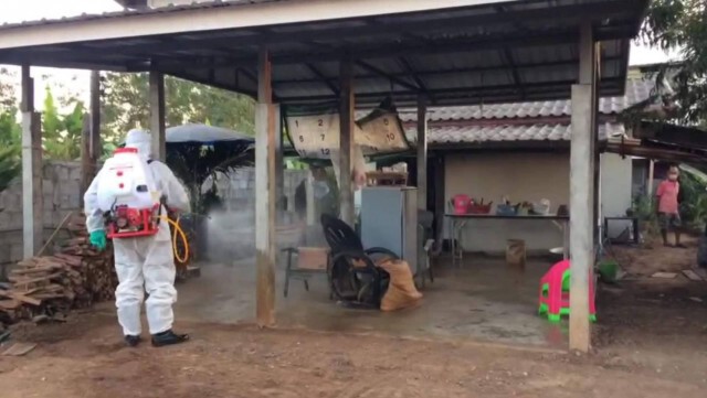 ฆ่าเชื้อพื้นที่เสี่ยงหลังผู้ติดเชื้อใช้บริการ