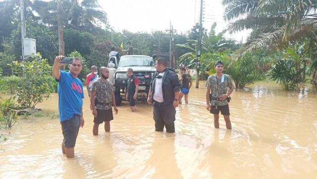 น้ำท่วมฉับพลัน จ.สงขลา 2 อำเภอ