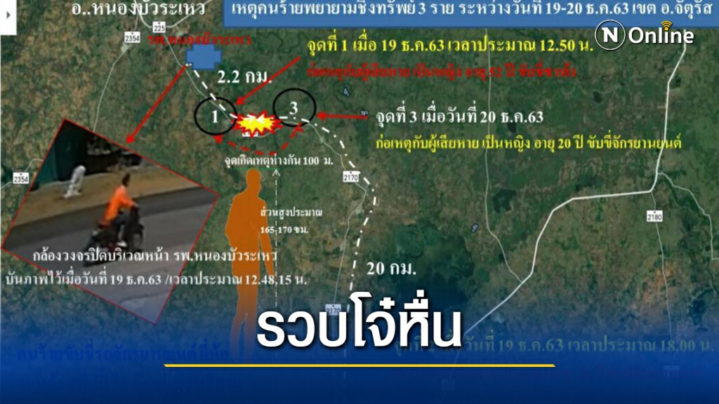 รวบโจรหื่นดักฉุดชิงทรัพย์ข้างทาง