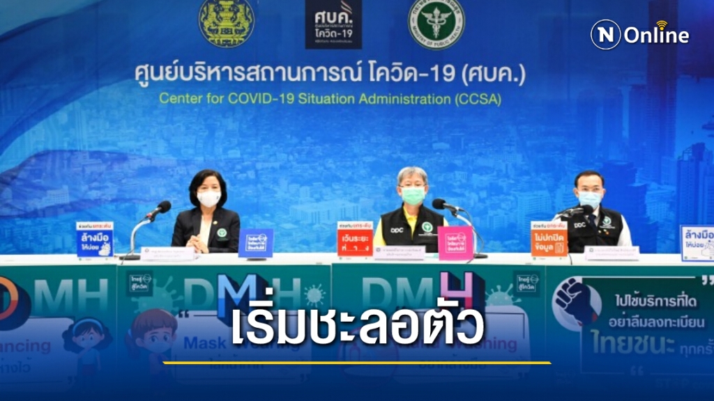 สธ.ชี้โควิด 19 ระลอกใหม่เริ่มชะลอและคงตัว เร่งใช้มาตรการควบคุมกิจการ/กิจกรรมเสี่ยง