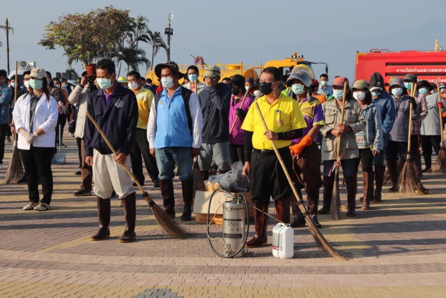 "พะเยา"จัด "Big Cleaning Day"ป้องกันโควิด