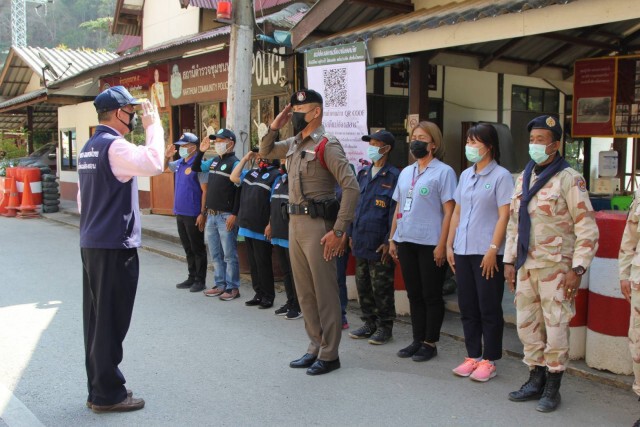 แม่ฮ่องสอนตั้งด่านบูรณาการคัดกรองเดินทางจากพื้นที่เสี่ยง