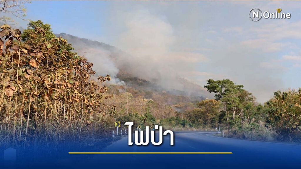 ไฟป่า"เขากระยาง"ลุกลามกว่า500ไร่