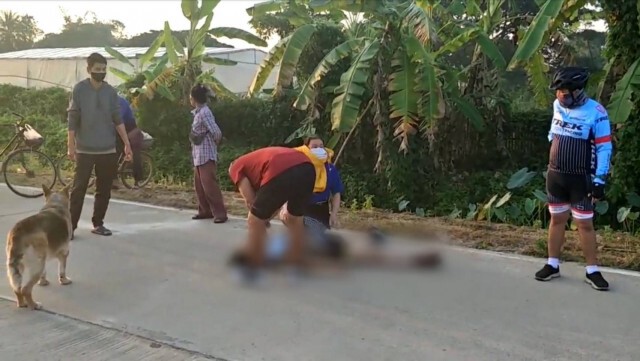 แห่ชื่นชมนักปั่นปั๊มหัวใจ-ยื้อชีวิตหนุ่มหมดสติ