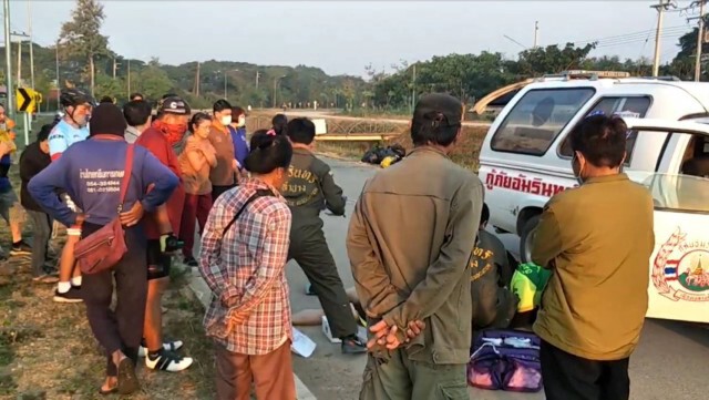 แห่ชื่นชมนักปั่นปั๊มหัวใจ-ยื้อชีวิตหนุ่มหมดสติ