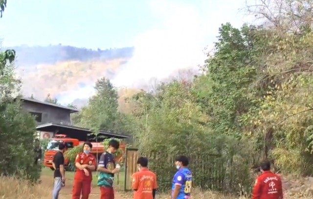 ไฟป่า"เขากระยาง"ลุกลามกว่า500ไร่