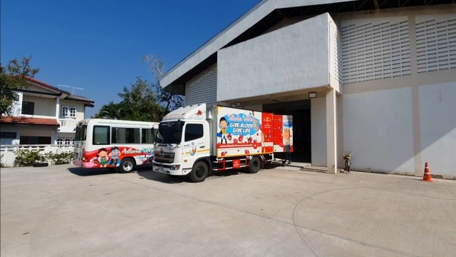 โคราชจัดทีมออกหน่วยเคลื่อนที่รับบริจาคโลหิตโดยไม่ต้องมารพ.