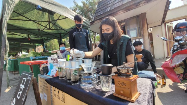 "กาแฟดริป"สตรีทฟู้ด-สู้พิษโควิด