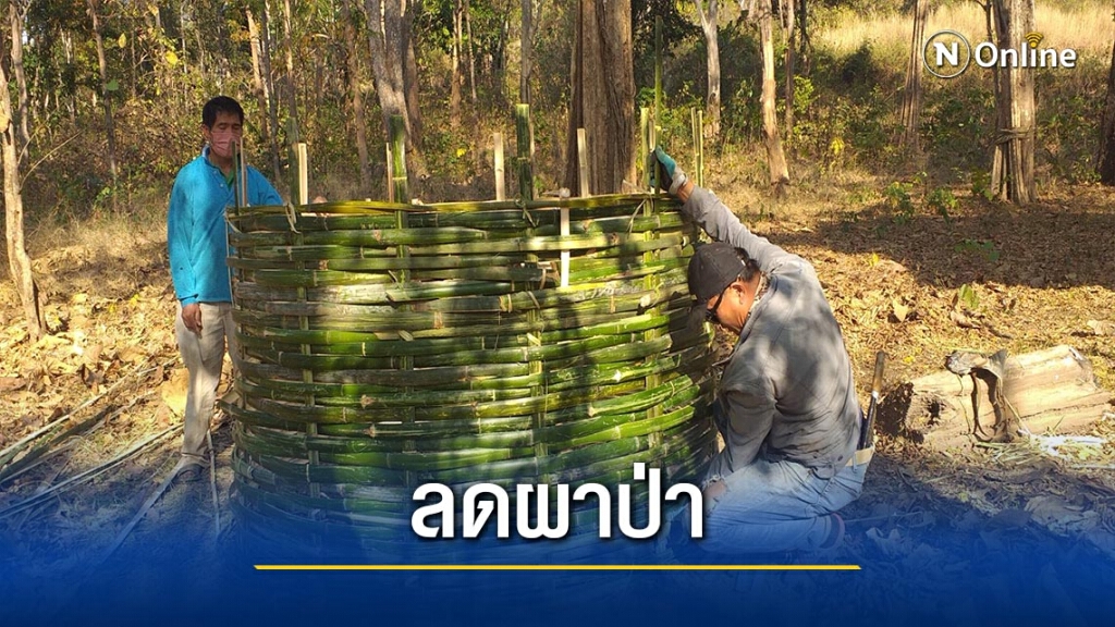 ชาวปายร่วมทำ"เสวียน"-ลดเผาป่า ชาวปายร่วมทำ"เสวียน"-ลดเผาป่า