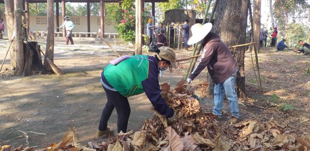 ชาวปายร่วมทำ"เสวียน"-ลดเผาป่า