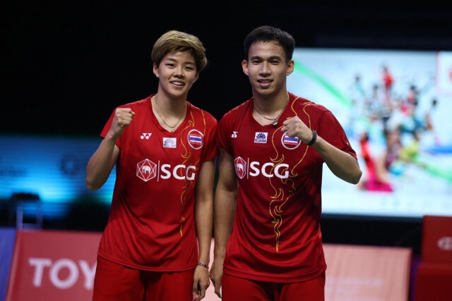 "บาส-ปอป้อ" เฉือนอินโดฯคว้าแชมป์คู่ผสมไทยแลนด์โอเพ่น