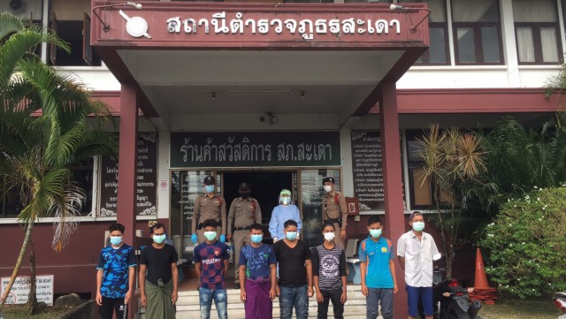 จับเมียนมาลอบเข้าเมือง พบป่วย 2 ราย