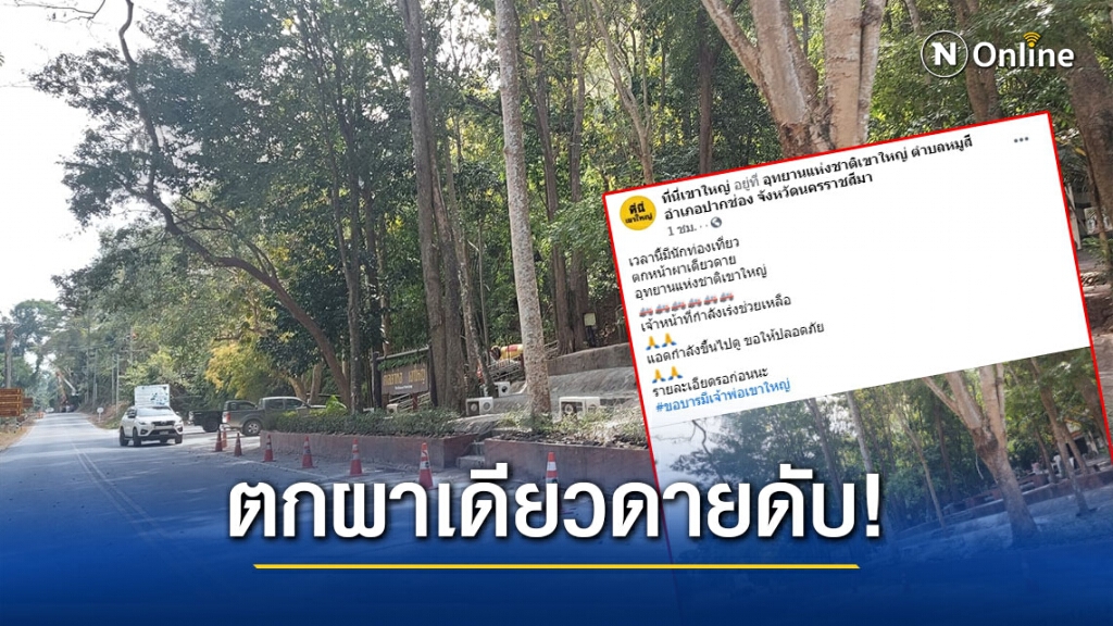 สลด ! นักท่องเที่ยวพลัดตกผาเดียวดายดับ สลด ! นักท่องเที่ยวพลัดตกผาเดียวดายดับ