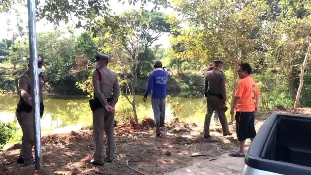 ชาวบ้านผวา! จระเข้โผล่ลำชี ลอยเหนือน้ำอาบแดด