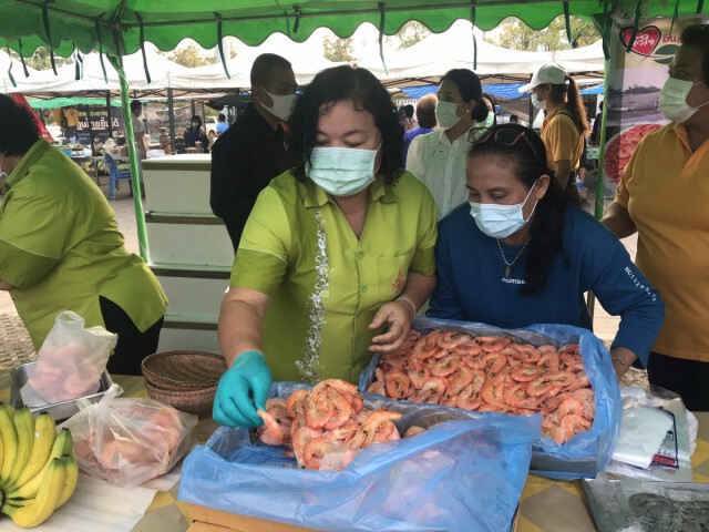 เกษตรกรขายกุ้งสู้วิกฤตโควิด-19 กว่า 300 กก.เกลี้ยงใน 1 ชม.